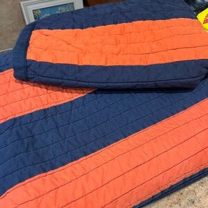 Pottery barn teen rugby stripe comforter